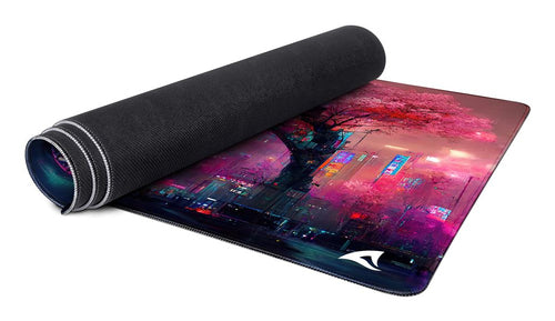 Sharkoon SKILLER SGP40 D4, gaming mouse pad (neon pink/multicolored)