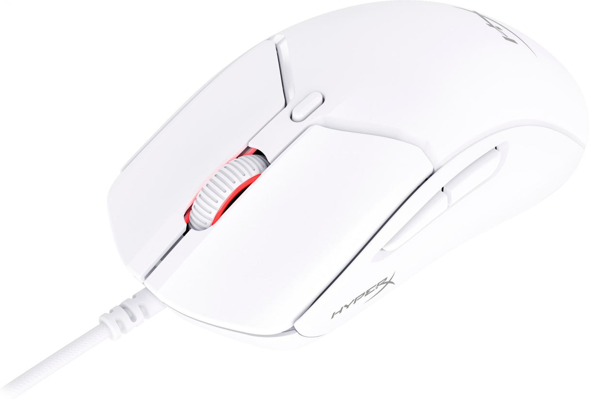 HyperX Pulsefire Haste 2 Optisk Kabling Hvid Hewlett-Packard