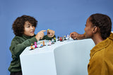 LEGO Minifigures 71053 – producentfoto med eksempler på figurer i leg