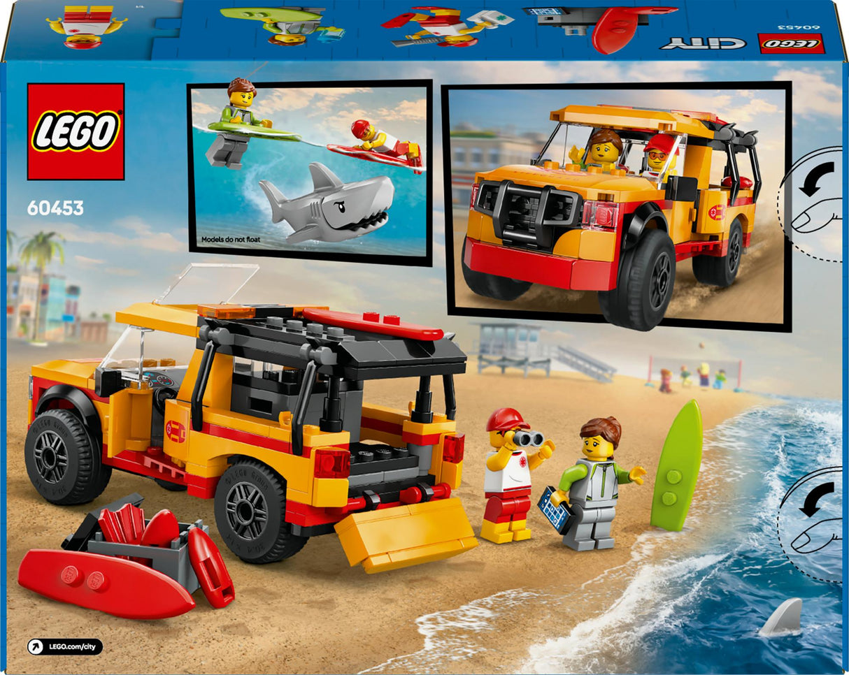 LEGO 60453 City Lifeguard Emergency Vehicle, Construction Toy LEGO