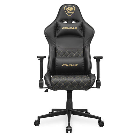 COUGAR Armor One V2 Gold, sort gamingstol – produktvisning