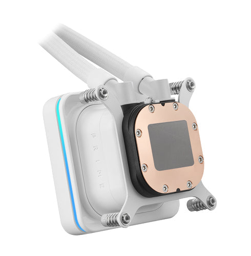 ASUS PRIME SLC II 360 ARGB LCD WHT – nærbillede af produktets detaljer (vinkel 7)
