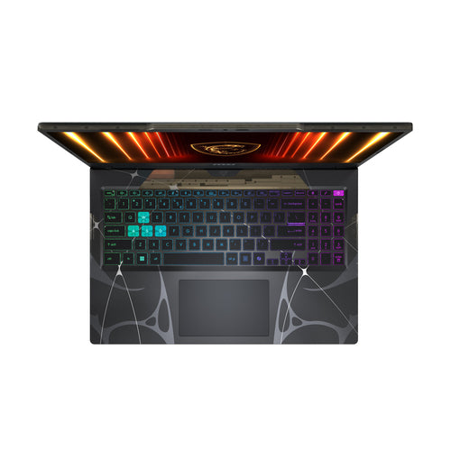 MSI Cyborg 15 B2RWFKG-010FR – tastatur set ovenfra