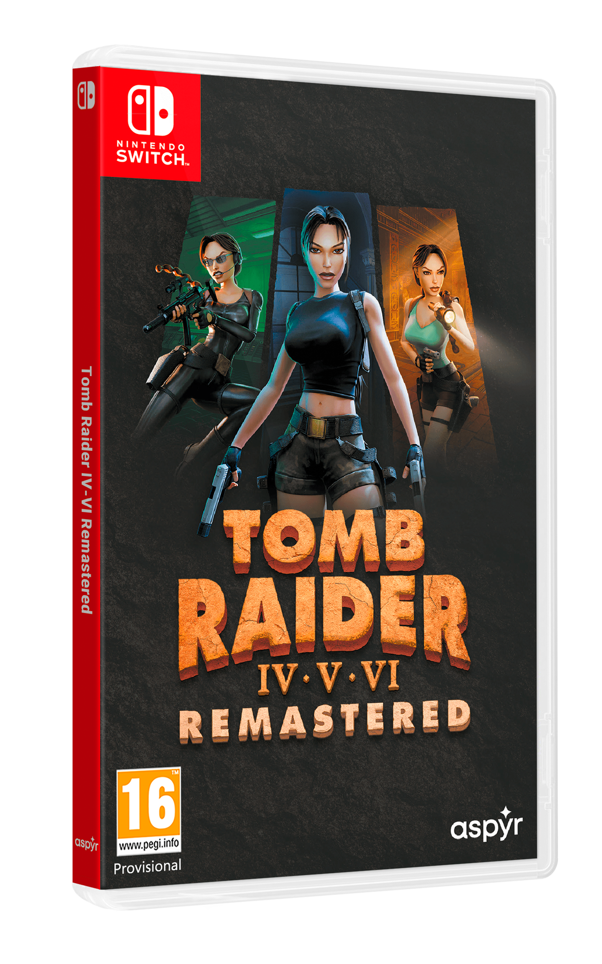 Tomb Raider IV-VI Remastered Starring Laracroft – Nintendo Switch – spilomslag