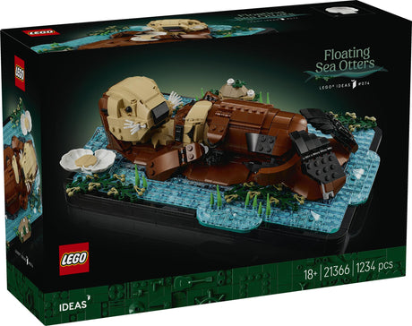 LEGO Ideas 21366 Flydende Havoddere – æsken set skråt forfra