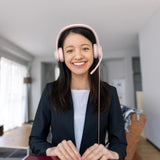 Logitech - H390 Wired Headset for PC/Laptop, Stereo Headphones with Noise Cancelling Microphone, USB-A, ROSE Logitech