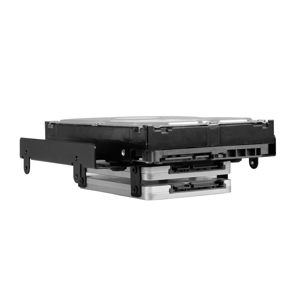 Sharkoon BayExtension Black - 5.25 to 4x2.5 / 2x2.5+1x3.5 Adapter Sharkoon