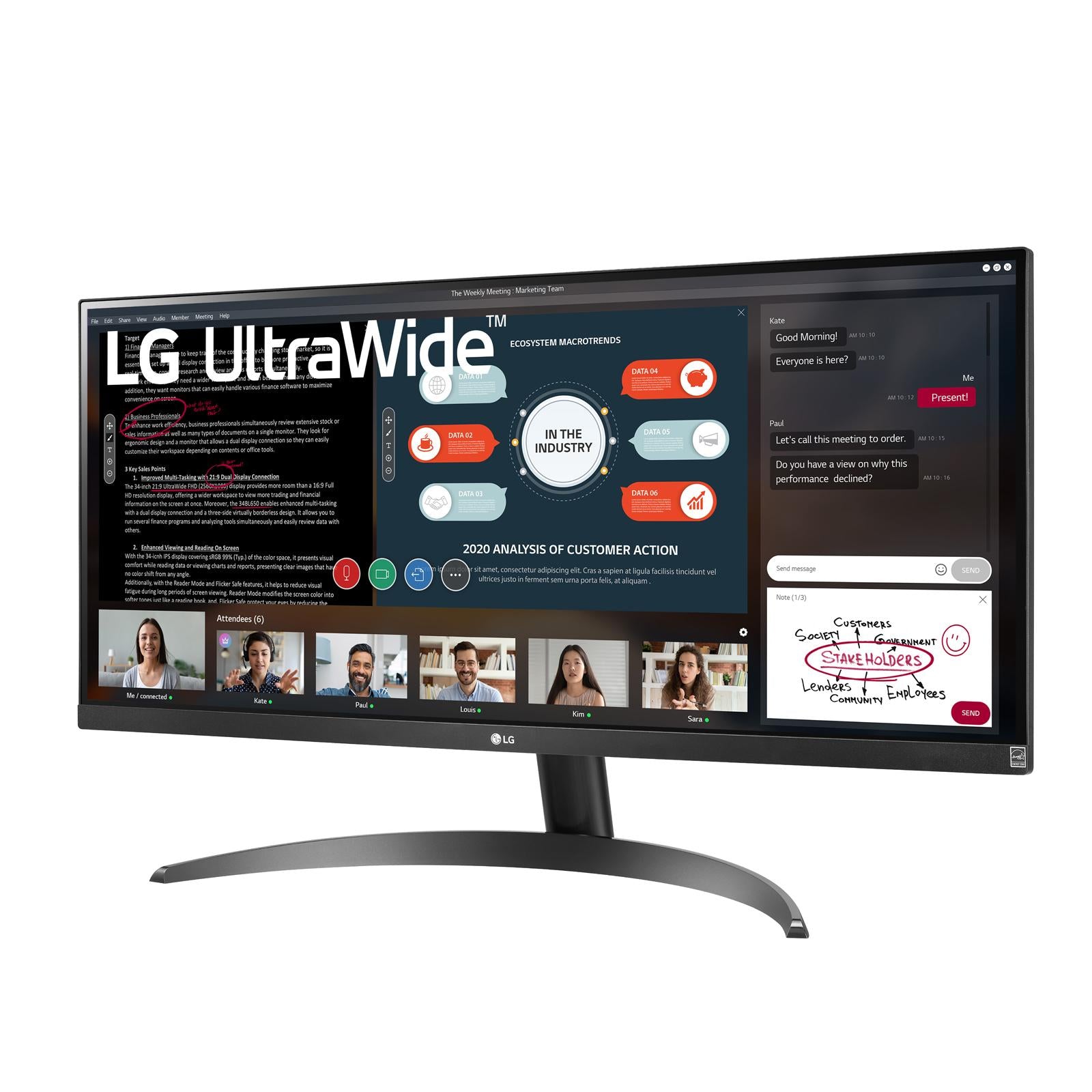 LG 29WP500-B 29 2560 x 1080 (UltraWide) HDMI 75Hz LG Electronics