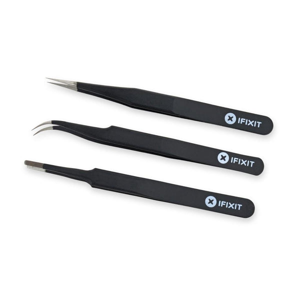 iFixit Precision Tweezer Set PRO - Set med 3 precisionspincetter