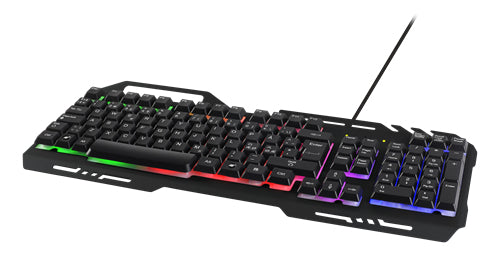 DELTACO GAMING GAM-042 Tastatur Membran RGB Kabling Nordisk Deltaco