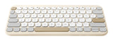ASUS Marshmallow KW100 beige/grå – set skråt fra siden