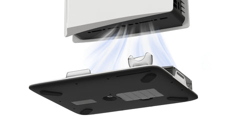 Maxx Tech PS5 DLX LED – multifunktionel opladningsstander – underside og tilslutning