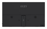 MSI PRO MP165 E6 – 15,6″ bærbar Full HD IPS-skærm – bagside med støtte