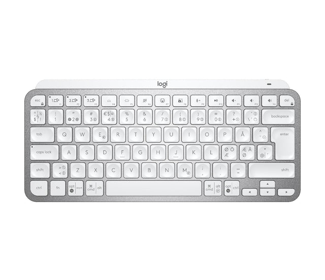 Logitech - MX Keys Mini Minimalist Wireless Illuminated Keyboard - Nordic Layout Logitech