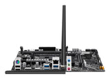 ASUS PRIME B550M-K WIFI – bagpanel og Wi-Fi-antenner
