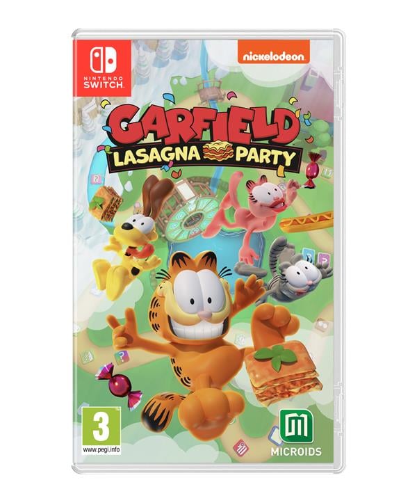 Garfield : Lasagna Party – Nintendo Switch – spilomslag