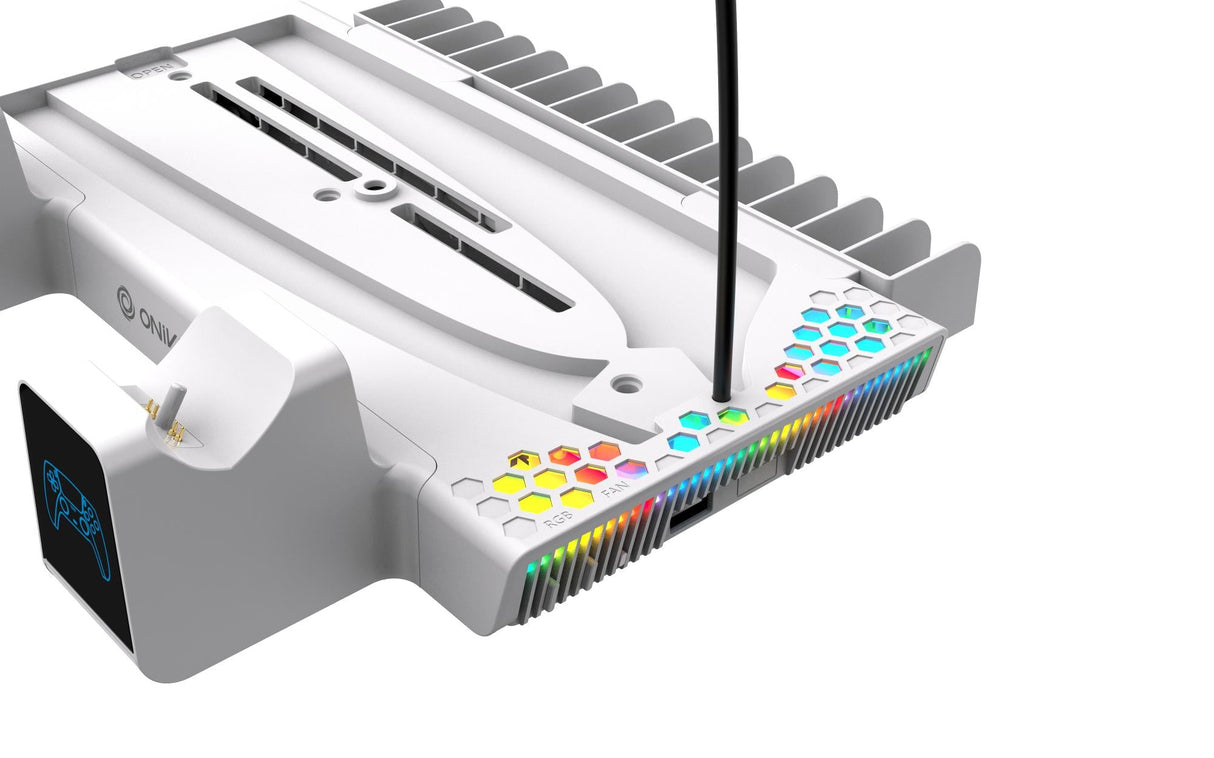 Oniverse Ps5 Nexus 5 Multifunction Stand For Ps5 - White ONIVERSE