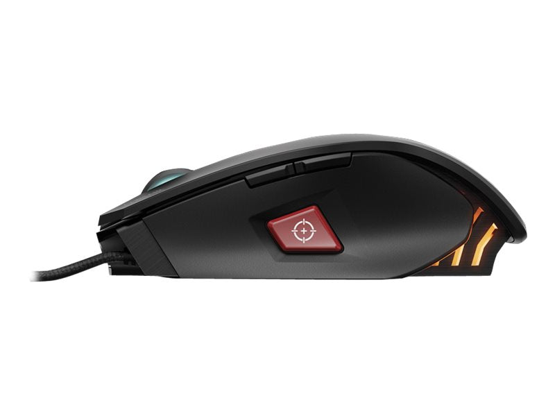 CORSAIR Gaming M65 PRO RGB FPS Optisk Kabling Sort