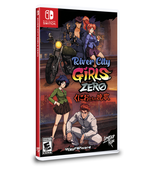 River City Girls Zero - Limited Run #139 – omslag til Nintendo Switch