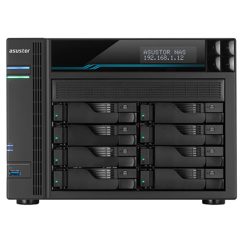 ASUSTOR Lockerstor 8 AS6508T – set forfra