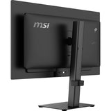 MSI PRO MAX 271QPX14G – 26,5″ QD-OLED-skærm, 144 Hz – bagside og stativ