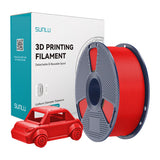 Sunlu PETG filament – rød, 1,75 mm, 1 kg