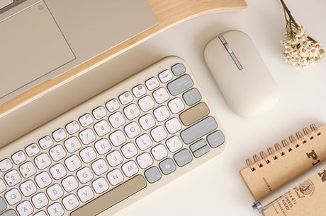 ASUS Marshmallow KW100 beige/grå – i en brugsopstilling