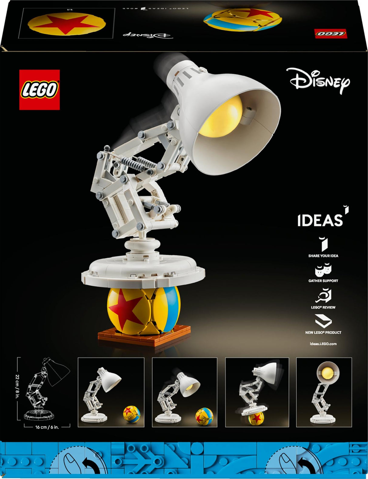 LEGO 21357 Ideas Disney Pixar Luxo Jr. LEGO