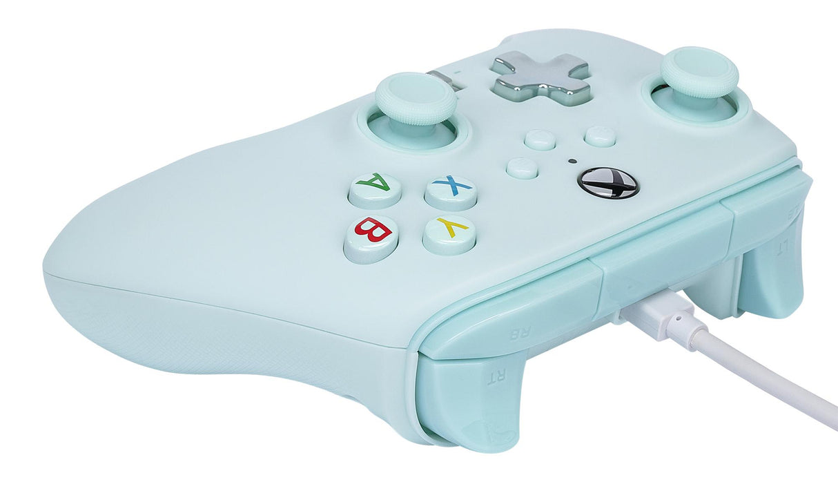 PowerA Enhanced Kablet Controller - Xbox Series X/S - Cotton Candy Blå