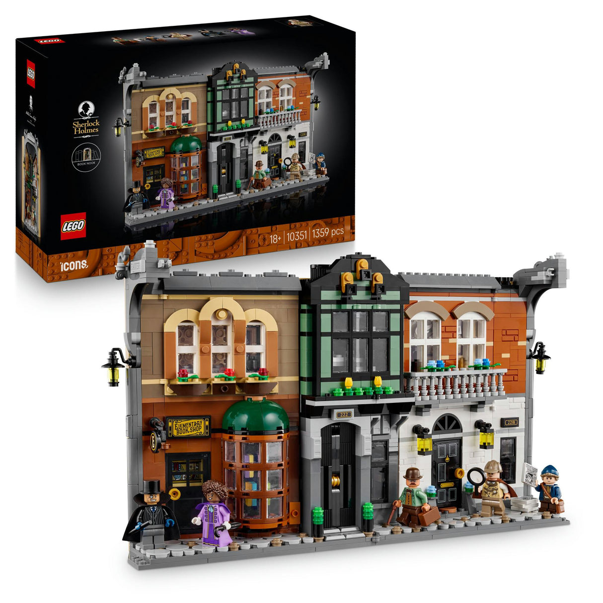 LEGO - Icons - Sherlock Holmes: Book Nook (10351) LEGO