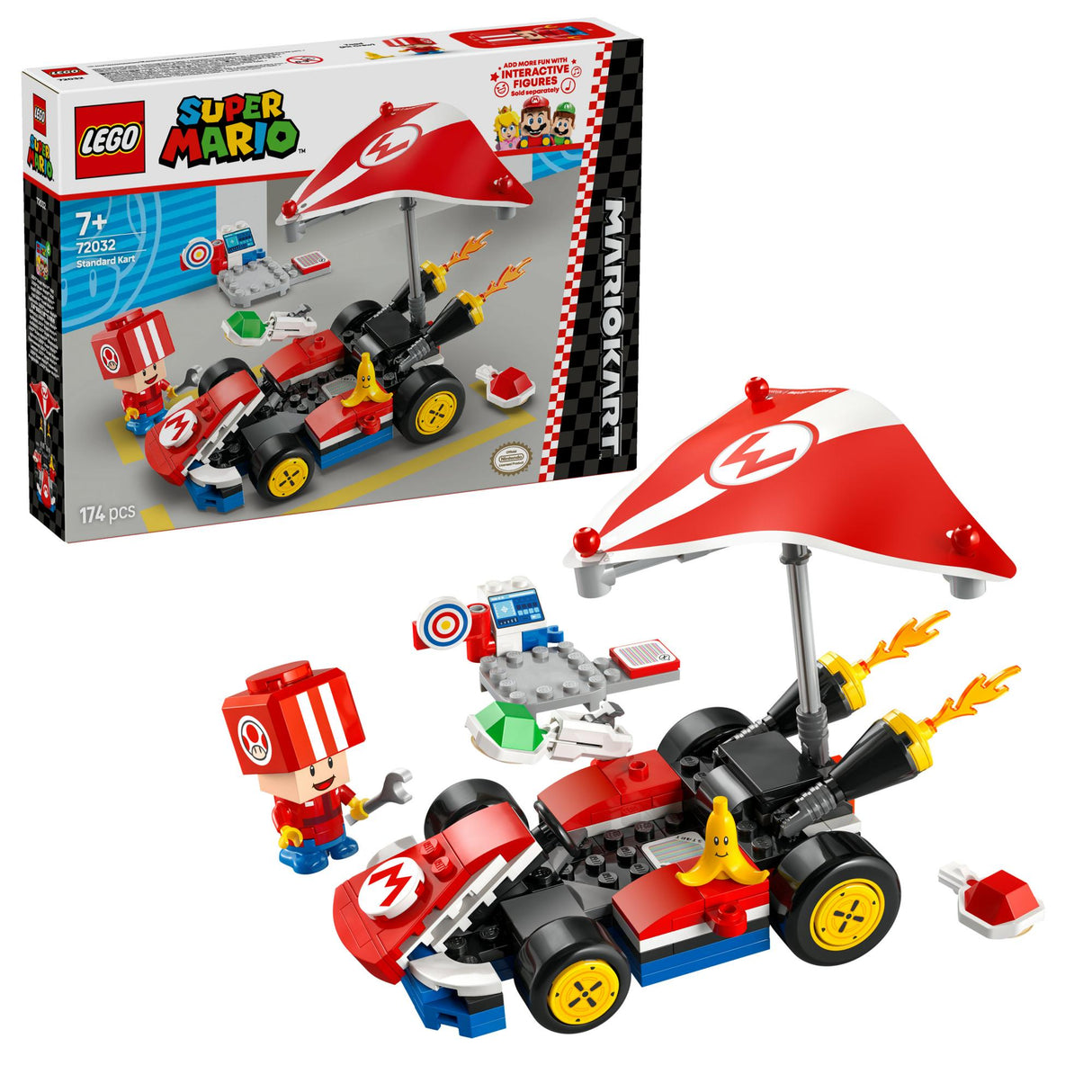 LEGO 72032 Super Mario - Mario Kart: Standard Kart LEGO