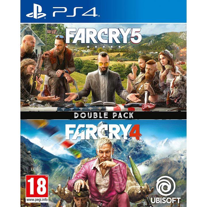 Far Cry 4 + Far Cry 5 Double Pack – PlayStation 4 – spilomslag