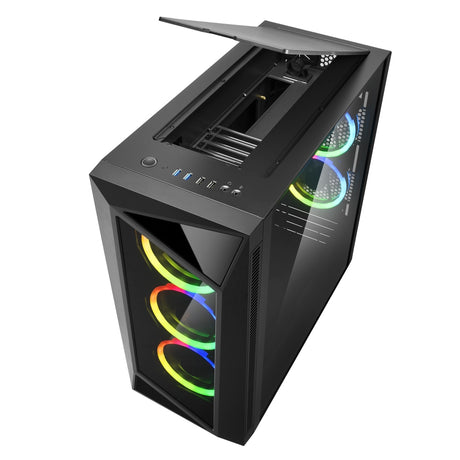 Sharkoon REV200, tower case (black, tempered glass) Sharkoon