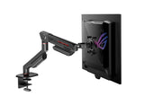ASUS ROG Ergo AAS01R skærmarm – vandret arm med skærm set bagfra, skærm medfølger ikke