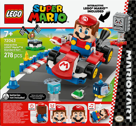 LEGO - Super Mario - Mario Kart™: Interactive LEGO® Mario™ & Standard Kart (72043) LEGO