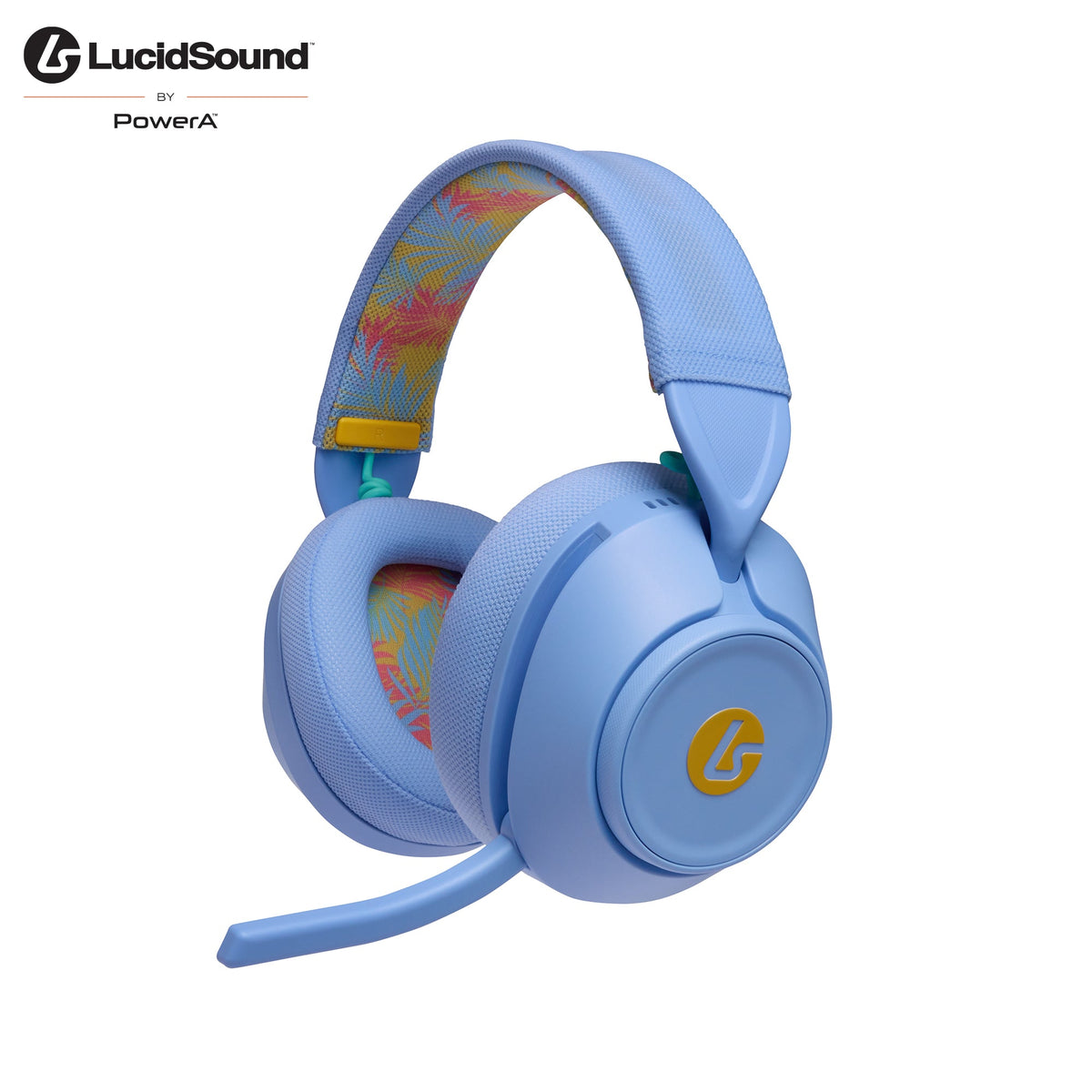 LucidSound LS500 Sunrise Paradise – blåt trådløst gamingheadset – forside