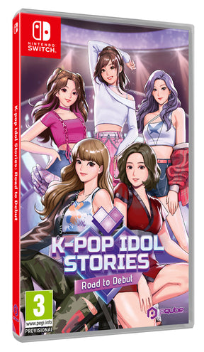 K-pop Idol Stories: Road to Debut – Nintendo Switch – spilomslag