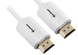 Hvidt Sharkoon HDMI-kabel med Type A-hanstik
