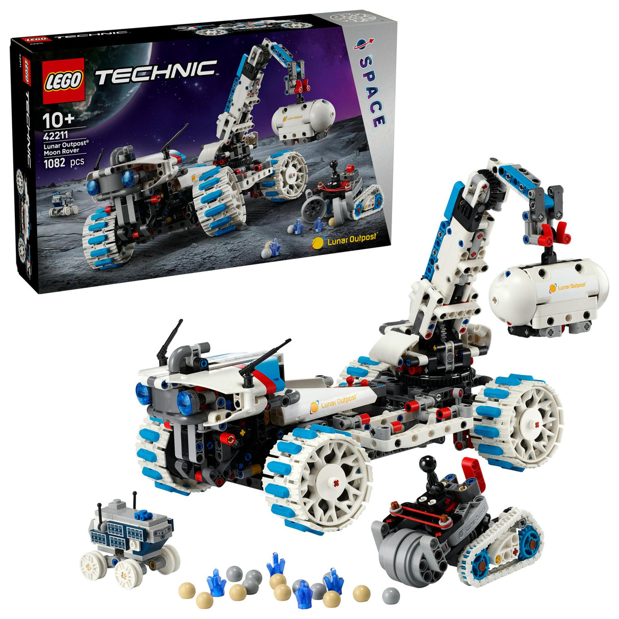 LEGO - Technic - Lunar Outpost™ Moon Rover Space Vehicle (42211) LEGO