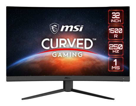 MSI G32C4X – 31,5″ gamingskærm, 1920 × 1080, 250 Hz – skærmens egenskaber