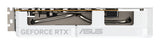 ASUS GeForce RTX 5060 DUAL OC WHITE 8GB, graphics card DLSS 4, 3x DisplayPort, 1x HDMI 2.1