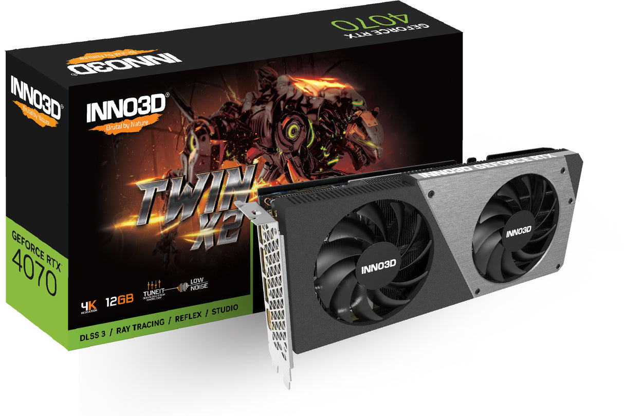 Inno3D GeForce RTX 4070 TWIN X2 12GB InnoVISION Multimedia Technologies