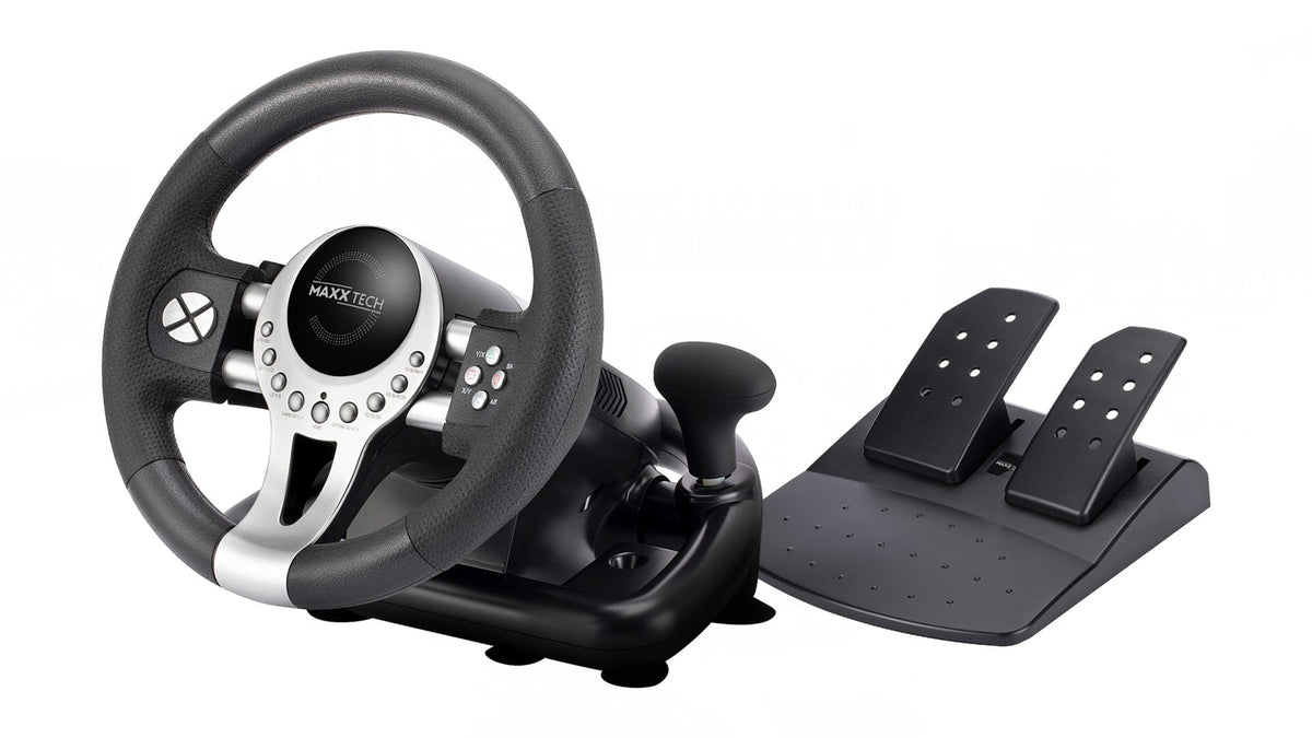 Maxx Tech Pro Racing Wheel Kit – rat og pedaler – produktbillede 1