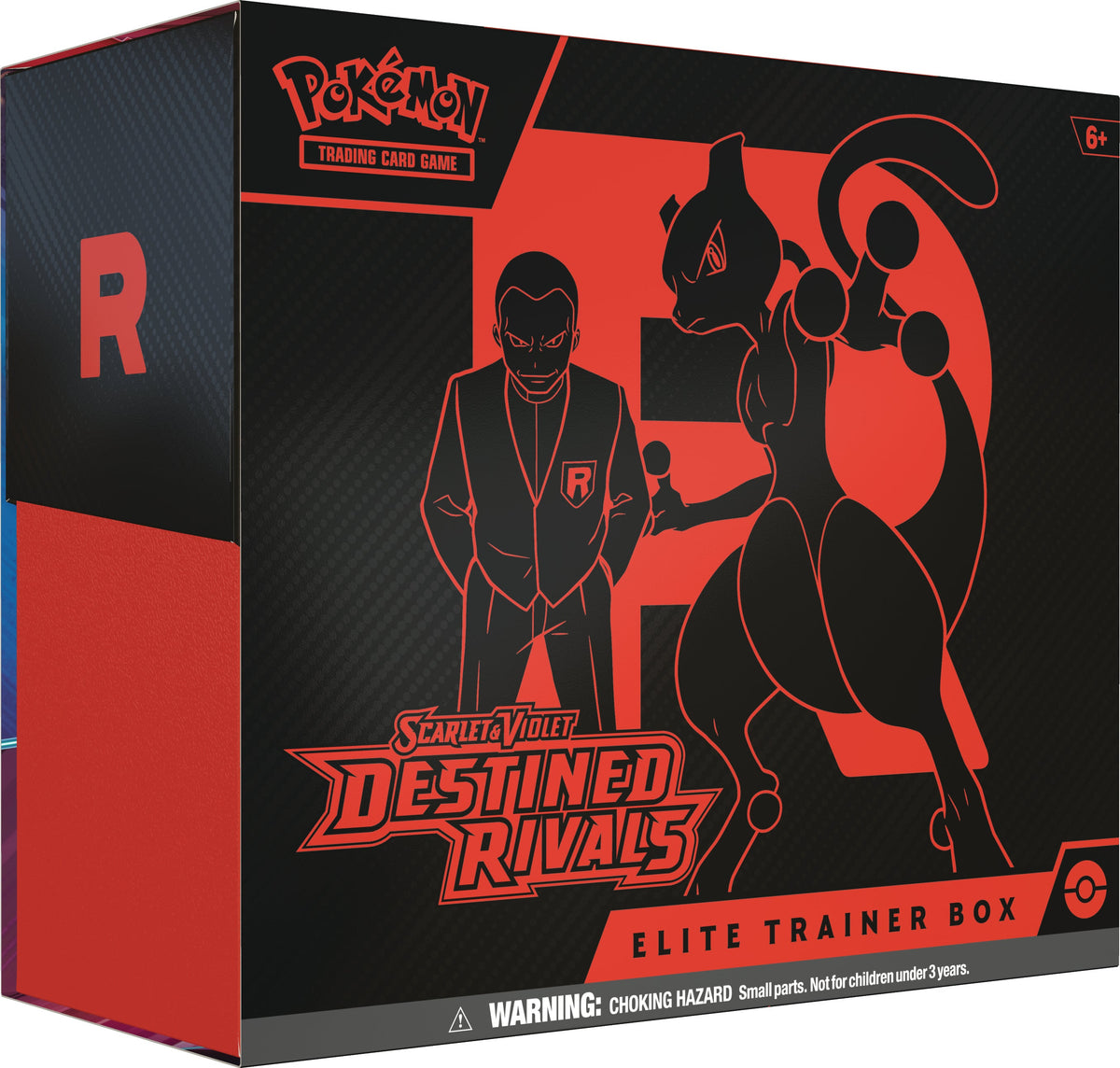 Pokémon TCG Destined Rivals – engelsk Elite Trainer Box med Team Rocket-motiv