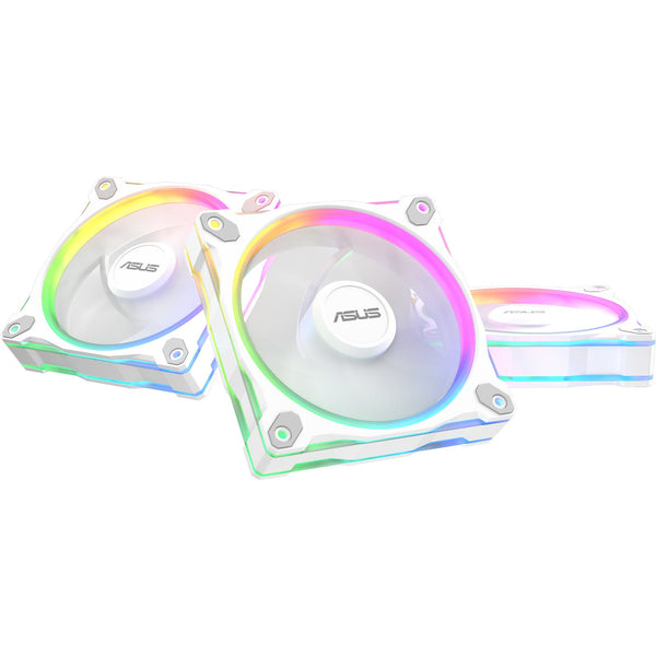 ASUS Prime MR120 ARGB – 120 mm kabinetblæsere – 3-pak – Hvid