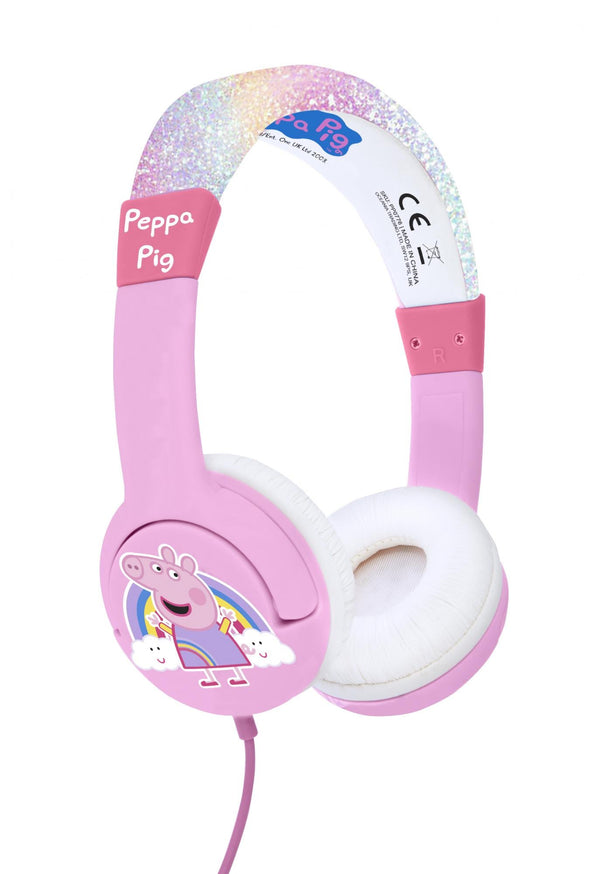 OTL Rainbow Peppa Pig kablede høretelefoner til børn