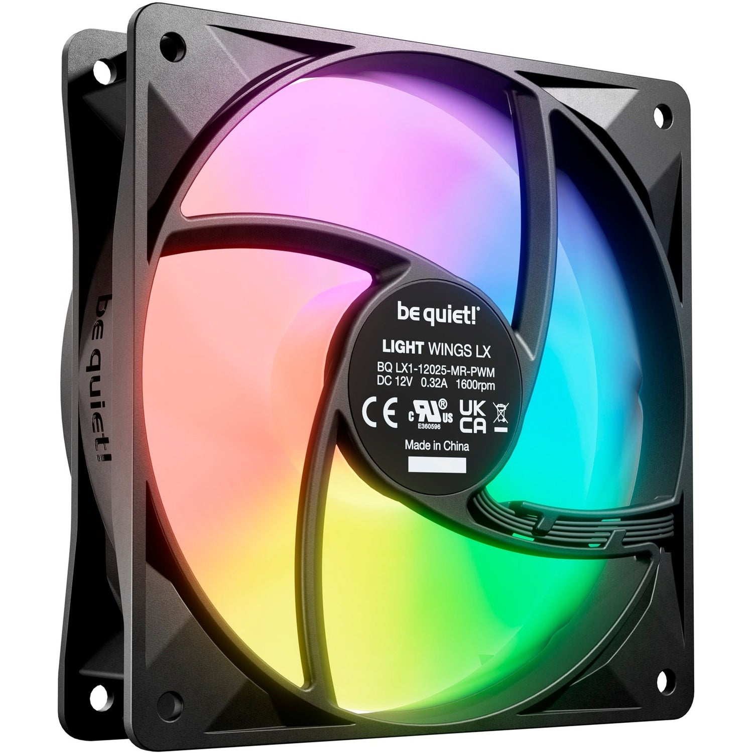 be quiet! Light Wings LX PWM 120 mm, case fan (black) Be quiet