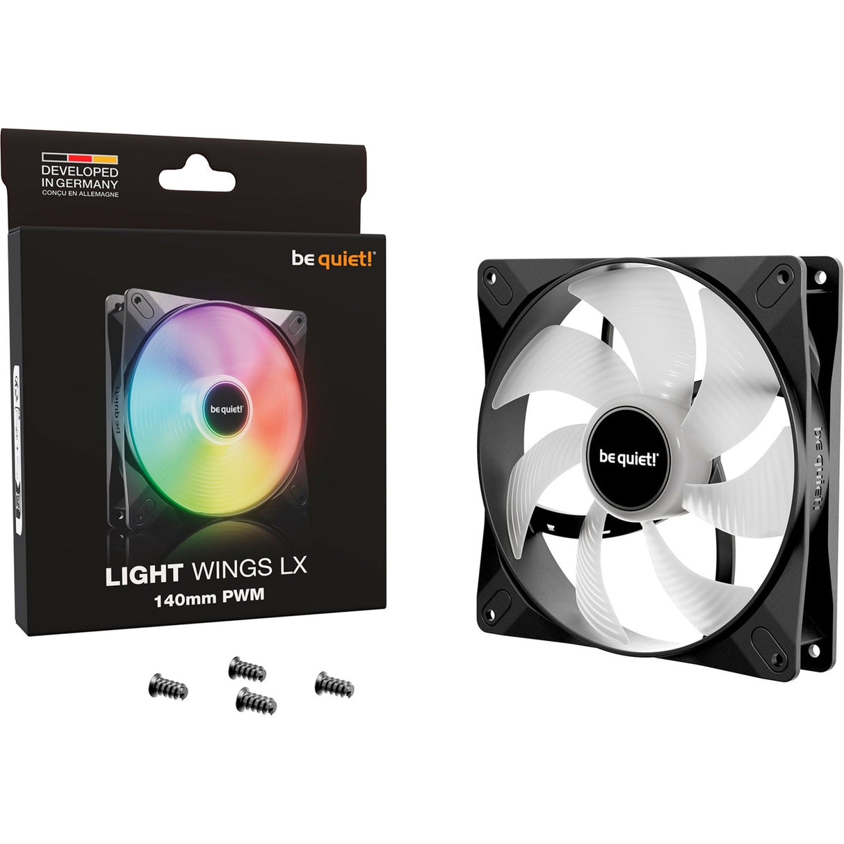 be quiet! Light Wings LX PWM 140 mm, case fan (black) Be quiet