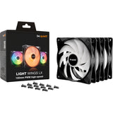 be quiet! Light Wings LX PWM high-speed 120 mm triple pack, case fan (black, pack of 3) Be quiet