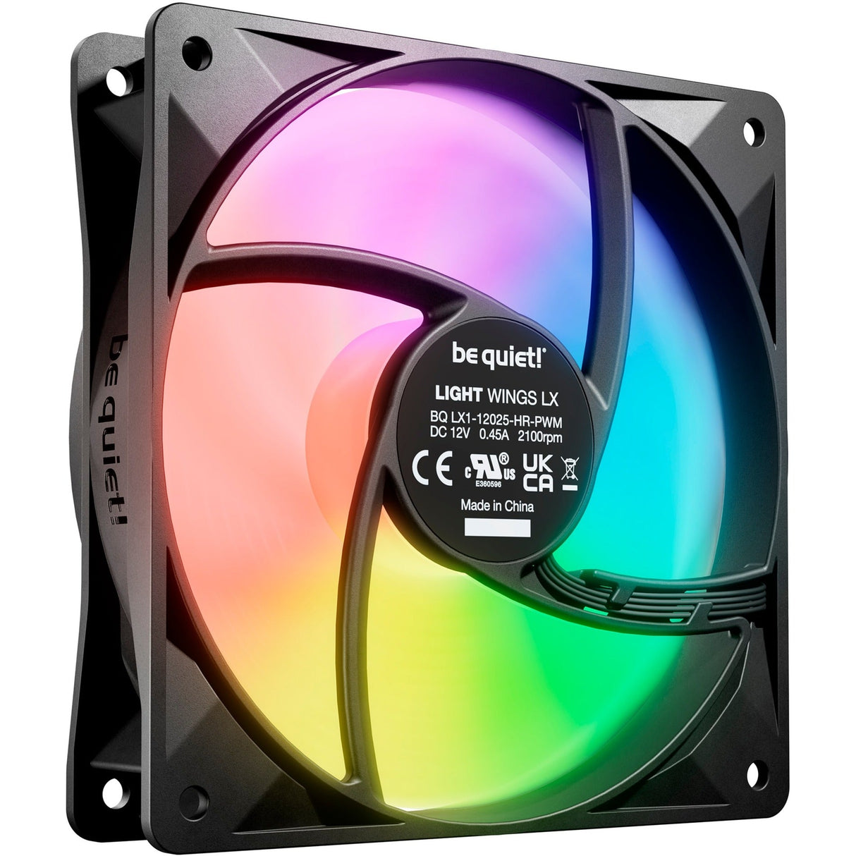 be quiet! Light Wings LX PWM high-speed 120 mm, case fan (black) Be quiet